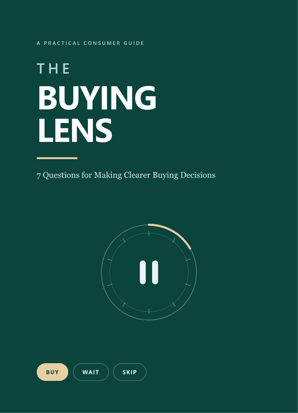 The Buying Lens — cover page